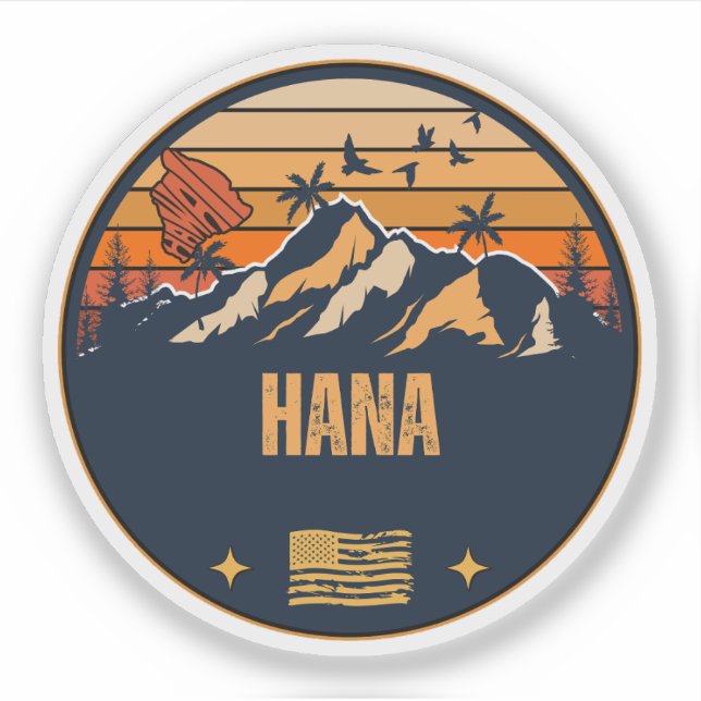 Adesivo Hana, Havaí (Frente)