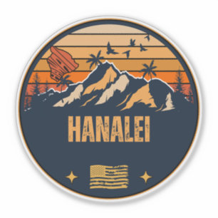 Adesivo Hanalei, Havaí