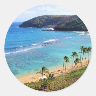 Adesivo Hanauma Bay, Honolulu, Oahu, Vista do Havaí
