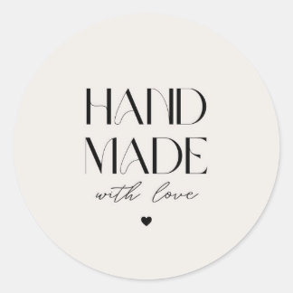 Adesivo Hand Made With Love Simple Sticker – Small Busines