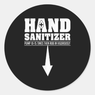 Adesivo Hand Sanitizer Funny Sarcastic Adult Humor Dirty J
