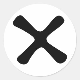 Adesivo handa transversal Congo co do dinheiro do símbolo