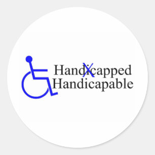 Adesivo Handicapable deficiente 2