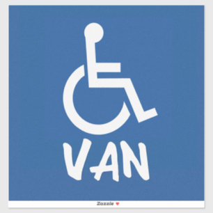 Adesivo Handicapped Van