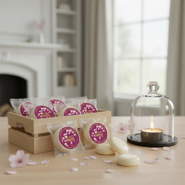 Adesivo Handmade Sakura Wax Melts Round Sticker