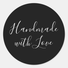 Adesivo Handmade with Love | Black and White Sticker