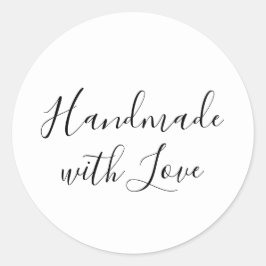 Adesivo Handmade with Love | White Sticker Label