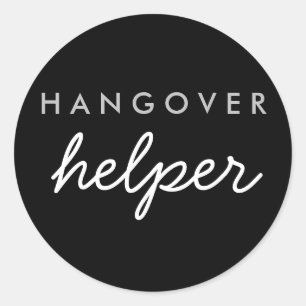 Adesivo Hangover Helper Weding Bachelorette Favor Sticker