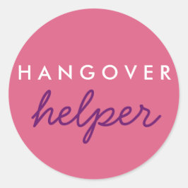 Adesivo Hangover Helper Weding Bachelorette Favor Sticker