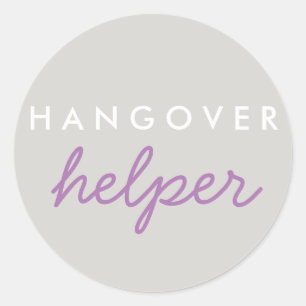 Adesivo Hangover Helper Weding Bachelorette Favor Sticker