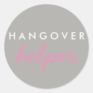 Adesivo Hangover Helper Weding Bachelorette Favor Sticker