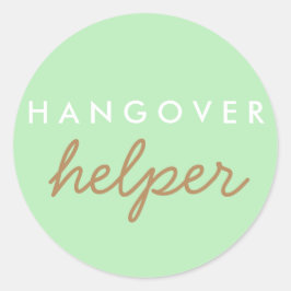 Adesivo Hangover Helper Weding Bachelorette Favor Sticker