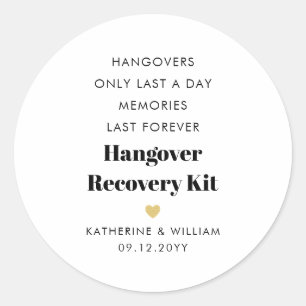 Adesivo Hangovers Apenas Último Kit de Recuperação de Hang
