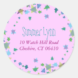 Adesivo HANGT HEBREW LETTER Return Address Sticker Seal