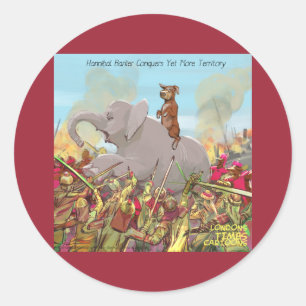 Adesivo Hannibal Barker Conquista Presentes Engraçados Cam