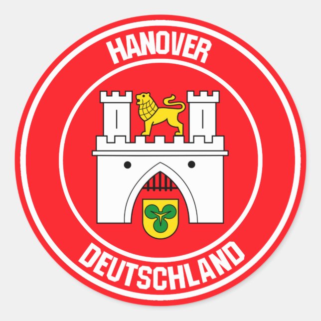 Adesivo Hanover Round Emblem (Frente)