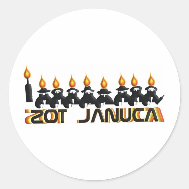 Adesivo Hanukkah (Frente)