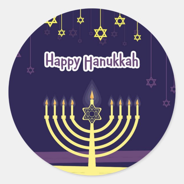 Adesivo Hanukkah (Frente)