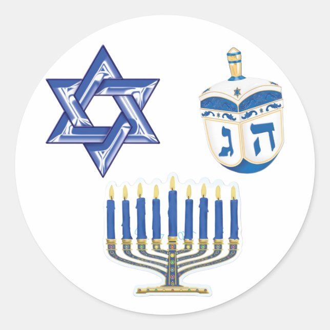 Adesivo Hanukkah (Frente)