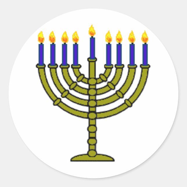 Adesivo Hanukkah/Chanukah (Frente)