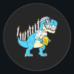 Adesivo Hanukkah Dinosaur Menorawr Saurus Rex Chanukah<br><div class="desc">Hanukkah Dinosaur Menorawr Saurus Rex Chanukah</div>