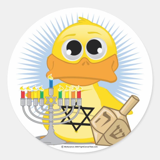 Adesivo Hanukkah Duck (Frente)