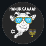 Adesivo Hanukkah Goat Chanukah, fazendeiro judeu de Fazend<br><div class="desc">Hanukkah Goat Chanukah,  fazendeiro judeu de Fazendas</div>