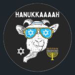 Adesivo Hanukkah Goat Chanukah, fazendeiro judeu de Fazend<br><div class="desc">Hanukkah Goat Chanukah,  fazendeiro judeu de Fazendas</div>