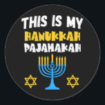 Adesivo Hanukkah para a família Chanukah Engraçado Hanukka<br><div class="desc">Hanukkah para a família Chanukah Engraçado Hanukkah</div>