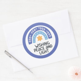 Adesivo Hanukkah Peace Light Sticker