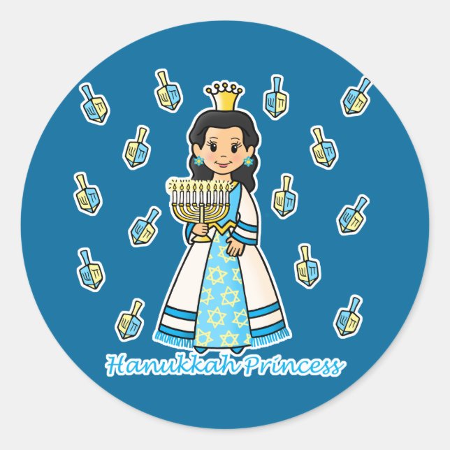 Adesivo Hanukkah Princess (Frente)