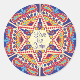 Adesivo Hanukkah Stickers (1/2" ou 3") Hanukkah Dreidels