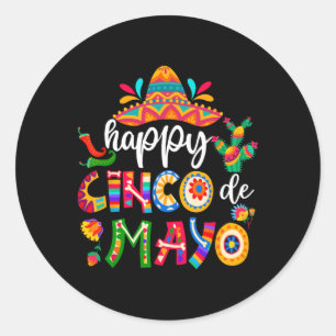 Adesivo Happy 5 De Mayo Cinco Viva México Camisa Para Home