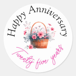 Adesivo Happy anniversary stickers