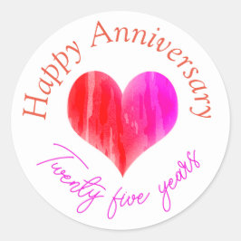 Adesivo Happy anniversary stickers