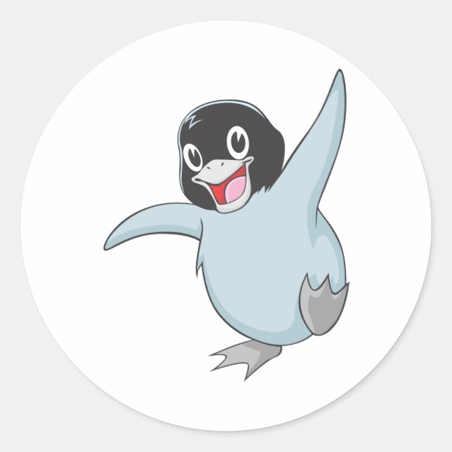 Adesivo Happy Baby Penguin (Frente)