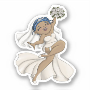 Adesivo Happy Bride 07