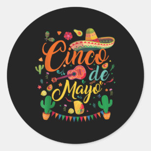 Adesivo Happy Cinco De Mayo Fiesta Partido Mexicano 5 De M