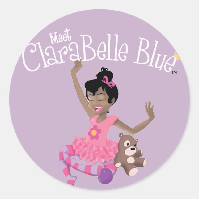 Adesivo Happy ClaraBelle Sticker (Frente)