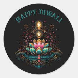 Adesivo Happy Diwali Hindu O Festival Das Luzes