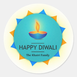 Adesivo Happy Diwali Personalizada