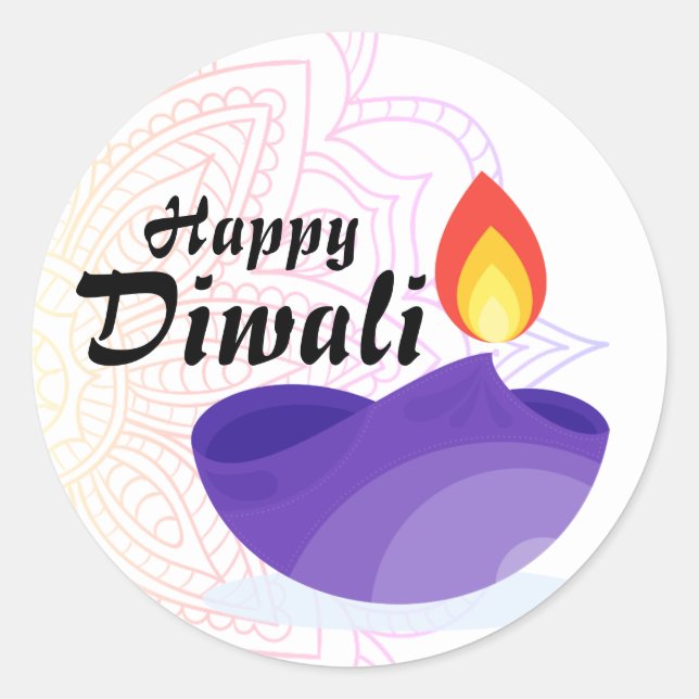 Adesivo Happy Diwali Stickers (Frente)