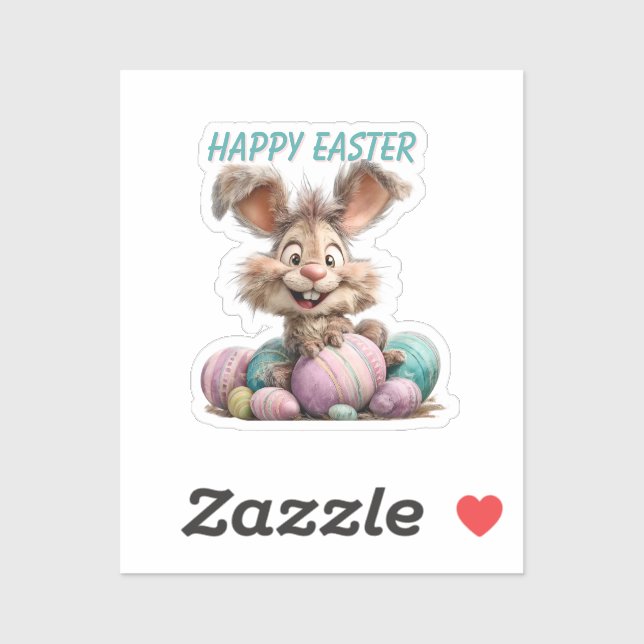 Adesivo Happy Easter Bunny Sticker (Folha)