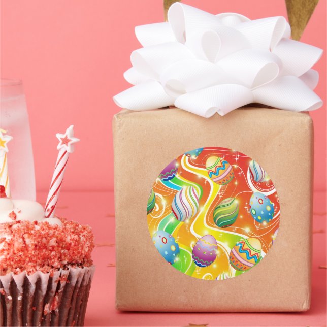 Adesivo Happy Easter Eggs Festive Pattern (Festa)