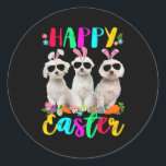Adesivo Happy Easter Three Maltese Wearing Bunny Ears<br><div class="desc">Happy Easter Three Maltese Wearing Bunny Ears Eggs Hunting Gift. Perfect gift for your dad,  mom,  papa,  men,  women,  friend and family members on Thanksgiving Day,  Christmas Day,  Mothers Day,  Fathers Day,  4th of July,  1776 Independent day,  Veterans Day,  Halloween Day,  Patrick's Day</div>
