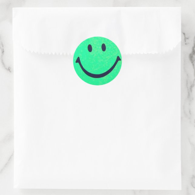 Adesivo Happy face face smiling - Happiness - (Bolsa)