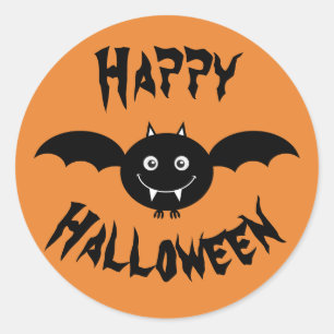 Adesivo Happy Halloween Bat