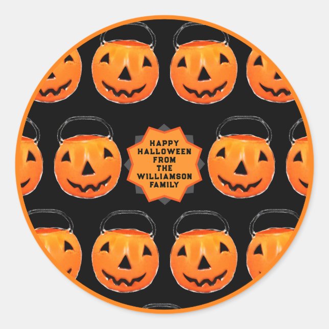 Adesivo Happy Halloween Gift Tags (Frente)