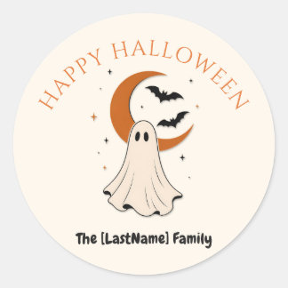 Adesivo Happy Halloween / Noche de Brujas Minimalista