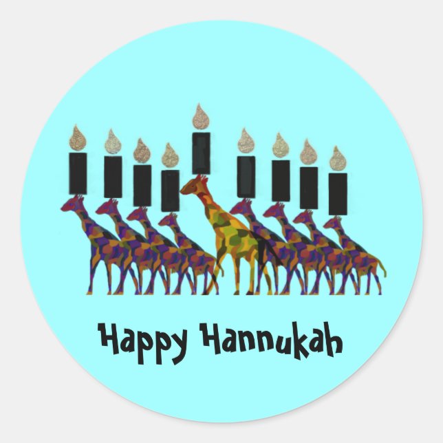 Adesivo Happy Hannukah Stickers (Frente)